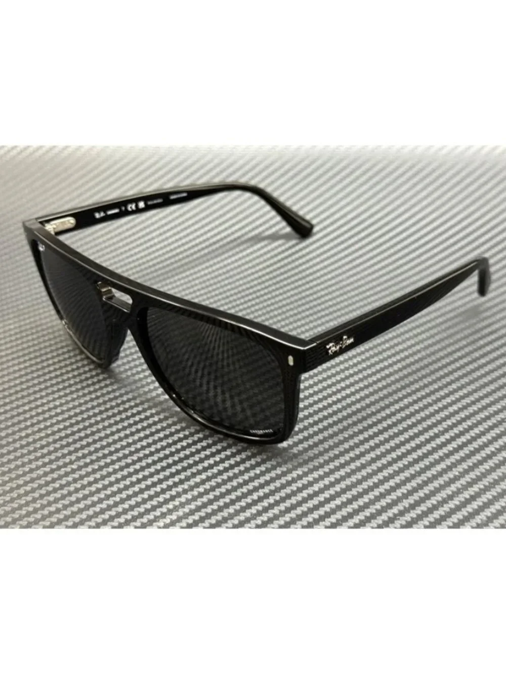 New Ray-Ban Men Black Sunglasses 58-20-150